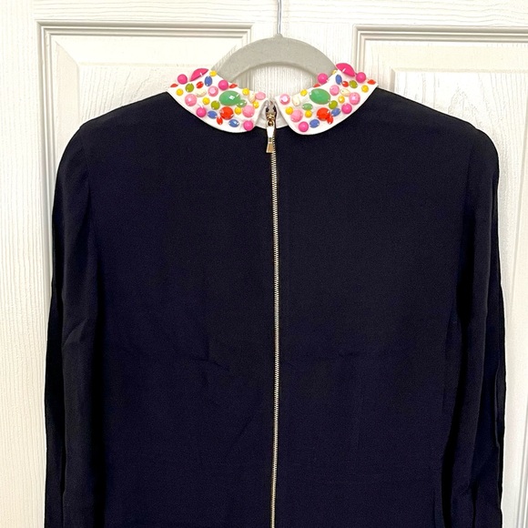 Vintage kate spade Dress / Carson Dress with Beaded Peter-Pan Collar - Picture 10 of 16